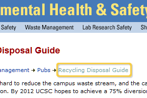 Recycling Disposal Guide